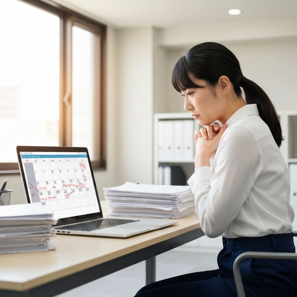 面接スケジュール調整に追われる日本のビジネスパーソン